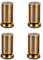 4 Stück Einstellbar Möbelfüße,Sofa Beine,für Couch/Endtische, Fernsehschrank,Metall Schrankfüße,Bronze,mit Schrauben (3.9in(10cm))