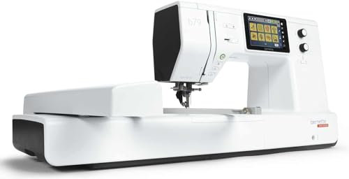 Bernette B79 Computergesteuerte Näh- und Stickmaschine mit 12,7 cm Farb-Touchscreen, Multifunktionsknöpfen, 4 LEDs und 230 mm Nähfläche