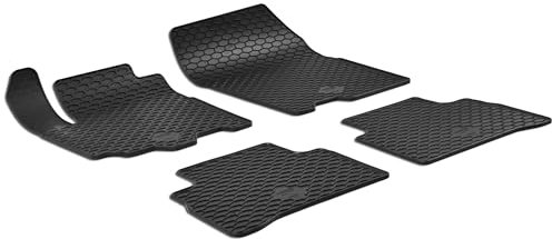 WALSER DirtGuard Gummi Fussmatten Auto für Suzuki Vitara 02/2015-Heute, 100% passgenaue Auto Fußmatten, robuste Universal Fußmatte Auto, Gummimatten Auto