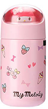POYIPI Botella de agua de anime, bonita botella de agua de acero inoxidable aislada al vacío, taza de café, taza de viaje para bebidas calientes