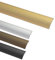 Gedotec Profilo Transizione Laminato | Profilo 30 x 1000 mm | 1 Pezzo | Alluminio Ottone Anodizzato | Vinile Binario di transizione, Autoadesivo Profilo per pavimento ad arco