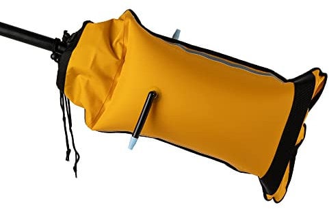 HEYTUR Kayak Paddle Float, Inflatable Paddle Floating Bag, Water Rescue Swimming Bag for Kayak & Rubber Boats (Orange)