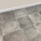 Wood or Tile Effect Vinyl Roll Flooring Waterproof Anti-Slip Kitchen Bathroom (2m x 1.5m, Slate Grey)