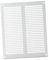 Griglia di ventilazione e aspirazione dell’aria in metallo con montaggio a incastro, ideale come protezione contro gli insetti, 200 x 250 mm, colore bianco