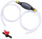PAISEN 2M Manual Fuel Transfer Pump, Hand Siphon Pump for Gasoline Diesel Oil, 2 Meter Long Hose, Easy to Use, Durable Car Oil Extractor for Automotive, Motorcycle, Boat, and Lawn Mower