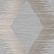 Superfresco Easy Grey & Rose Gold Geometric Wallpaper | Paste The Wall | Grey Geometric | Eco-Friendly