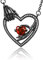 URONE Skelett Halskette Sterling Silber Schädel Skelett Hand Herz Anhänger Halskette Gotik Schädel Schmuck Geschenke für Frauen