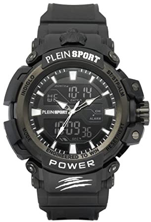 Philipp Plein - Herren Uhr Analog Digital Quarz Combat PSNBA0123 Silikon