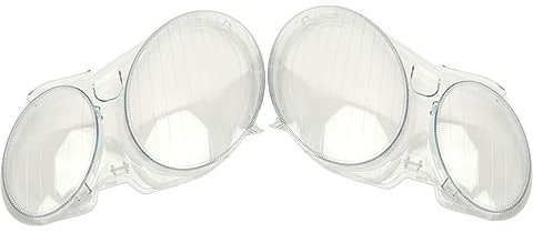Auto-Scheinwerfer-Linsenabdeckung, Yctze 1 Paar Klare Scheinwerfer-Linsenabdeckung ABS-Scheinwerfer Transparente Linsenabdeckung für E-Klasse W211 E280 2002 Bis 2008
