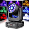 150W Moving Head DMX LED 6 Bee Eye RGBW LED mit Prisma Lichteffekt Bühnenbeleuchtung DJ Disco Licht mit 8 Gobos Strahl Scheinwerfer für Party Hochzeit Kirche Live Band Show Bar