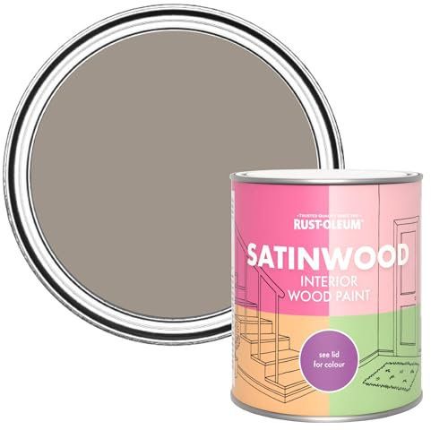 Rust-Oleum Brown Satinwood Interior Wood Paint - Whipped Truffle 750ml