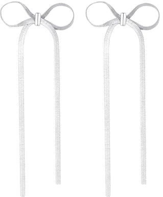 Silber 925 Lange Ohrringe Hängend - Baumelnde Ohrringe für Weihnachten und Halloween - Geschenke für Frauen (C, Einheitsgröße)