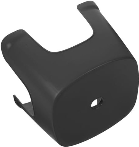 Kichvoe Toiletten-Tritthocker PVC-Töpfchen-Tritthocker Kothocker Badezimmer-Fußhocker Niedriger Hocker Schuhwechselhocker Melken Angelhocker Für Zuhause Schwarz