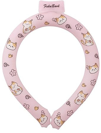 Ice Rings Neck Cooler, Wearable and Reusable Neck Coolings Wrap, Ice Collar for Neck, Cooling Accessories for Hot Weather Neck Ice Pack Wrap Gel for Outdoor Activities, Work Jomewory
