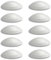 homeXpert Türstopper Wand Grau selbstklebend [10 Stück] - Ø 40 mm - kleiner Wandpuffer für Wandschutz - Türpuffer Wand für Türanschlag, Türgriffschutz, Türklinken Stopper