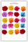 Cake Topper Edible 40 Multicoloured Roses Red Blue Flowers Pre-cut Premium Thick Sweet Wafer Card Standing Cupcake Toppers Birthday Party Cake Decorations