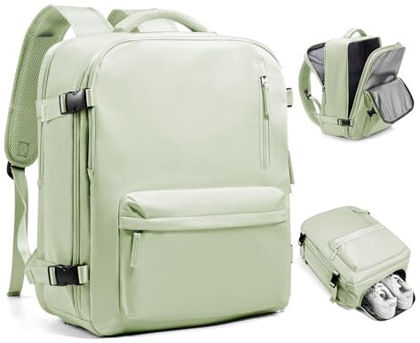 Handgepäck Rucksack 45X36X20 für Easyjet Reiserucksack Wasserdichter Unter Dem Sitz Handgepäck Rucksack Flugzeuge Reisetasche Weekendertasche Wanderrucksack Lässiger Tagesrucksack,H8-Minzgrün