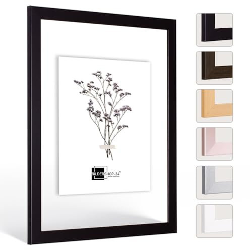 Bildershop-24 Doppelglas - Doppelverglasung Rahmen Doppelglasrahmen Bilderrahmen Monza Rosegold mit Acrylglas 40x60 cm wählbare Größen