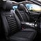 Chifeng Für Dacia Duster Jogger Logan Logan Stepway Sandero Sandero Stepway, 5-Teiliges Set Aus Universellen Autositzbezügen Aus Leder – Atmungsaktiv, Schmutzabweisend Und Verschleißfest. (Schwarz)