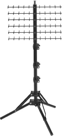 Moricher Support à cheveux à tresser 120 crochets réglable de 40,6 à 157,5 cm, support en métal pour salon de coiffure et organisateur de tissage