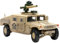 XIYUEYING Maßstabsgetreues Modell 1:64 M1046 Für Hummer Tau Missile Desert Color Legierung Militärfahrzeug Modellbausatz Geschenkkollektion Gepanzertes Kampffahrzeug