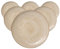 Ritzenhoff & Breker Omara Speiseteller 6er Set, 26 cm, Essteller mit orientalischer Relief-Ornamentik, Individuelle Farbverläufe durch Reaktivglasur, Spülmaschinenfest, Steingut, Beige