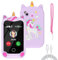 Alutoria Smartphone per Bambini, Cellulare Giocattolo Fiabe Audiolibri Telefono Console Portatili, Giocattoli Elettronici Educativi, Regalo di Compleanno per Bambini, Viola