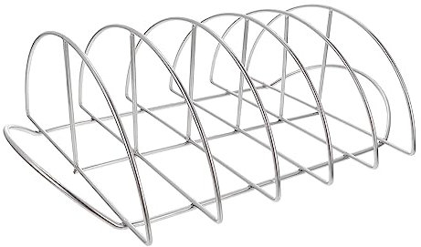 TOYANDONA Professional Rib Holder Bbq Rack Durable Camping Accessory for Outdoor Cooking for Ribs for Backyard Parties and Picnics