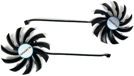 LFGOZSD Ventilateur de Carte Graphique pour Gigabyte GeForce RTX 3060 3060Ti pour Eagle OC 95MM PLD10010S12H RTX3060 RTX3060Ti(2PCS)