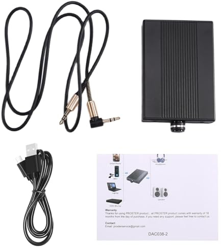 Suoumwa Einstellbarer Audioverstärker 3,5-Mm-Jack HiFi Kopfhörer Ohrhörer AMP 16-150 Ohm Tragbarer Aux für Mobiltelefonmusikplayer