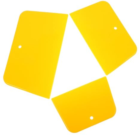 GANAZONO 3 pièces Set de Épandeurs Mastic Carrosserie Ultra Souples pour Application Précise de Peinture et Mastics Auto Outil Pratique Anti-rayures pour Entretien Automobile