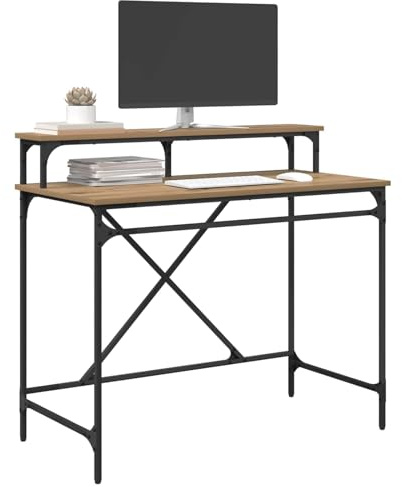 vidaXL Schreibtisch Artisan-Eiche 100 x 50 x 90 cm Holzwerkstoff
