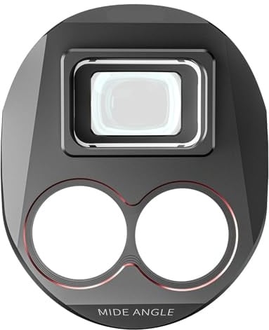 Compatible For DJI Mavic 4 Pro Wide Angle Lens, HD Camera Lens Attachment For Aerial Photography Drone,Replacement parts(Mavic4 Pro KB Blue)