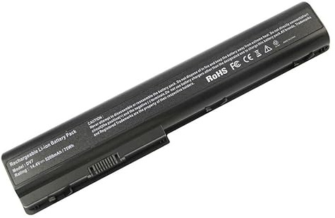 DUVALTEK Batterie Compatible HP Pavilion DV7 / DV8 / HDX18 14,8V 5200Mah