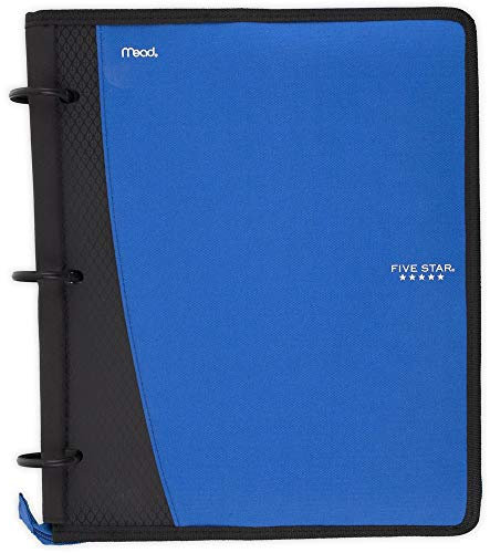Five Star Flex Hybrid Notizbuch, 1 Zoll Ringbuch, Notizbuch und Binder, All-in-One, Cobalt (73418)
