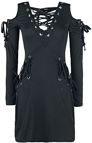 INNOCENT Crave Top Frauen Kurzes Kleid schwarz Gothic, Rockwear