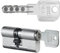 EVVA MCS Doppelzylinder 31/41 | Profilzylinder mit hohem Einbruchs-Schutz | Schließzylinder für Haustüren Wohnungstüren | 100% Kopierschutz | verschiedenschließend | 3 Schlüssel und Sicherungskarte