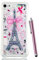 CAIYUNL Schutzhülle für iPod Touch 7, iPod Touch 6/5, Glitzer, flüssig, glitzernd, niedlich, transparent, weiches TPU, für Mädchen und Frauen, Kinder, Schutzhülle für iPod Touch 7. / 6. / 5.