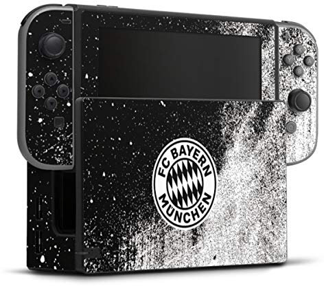 DeinDesign Skin kompatibel mit Nintendo Switch Folie Sticker FC Bayern München Offizielles Lizenzprodukt FCB
