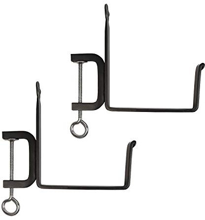 Achla Designs SFB-01C - Fioriera con morsetto, 15,2 cm, colore: nero