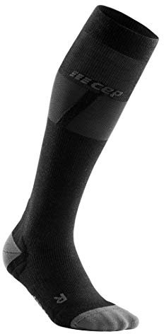 CEP – SKI Ultralight Socks Redesign für Damen | Innovative Skisocken für EIN besseres Fahrgefühl in schwarz/hellgrau | Größe IV