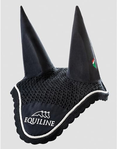 Equiline Outline Pferd Fliegenohren mit Emblem blau FS 2019, Eq19_FS_Gr.:Full