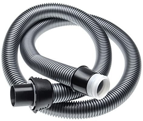 vhbw Manguera aspiradora de repuesto 1,8m compatible con AEG LX7-2-FFP, LX7-2-SW-P, LX8-2-DB32, LX8-2-WR32, MSMAXX negro/plateado