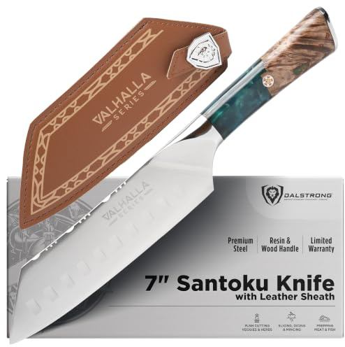 Dalstrong 7 Santoku Vegetable Knife - 9CR18MOV High-Carbon Steel