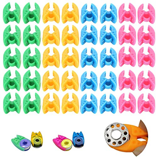 40 Stücke Spulenhalter Für Garnrollen, Spulenfaden-Halter, Garnspulenhalter, Garn Spulen Halter Faden Spulen Klemmen, Spulenhalter Stoffklammern Für Spulen, Hält Fäden, Keine Losen Fäden
