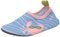 Playshoes Unisex Kinder Barfuß-Schuhe, Blau Pink Krebs, 26/27 EU