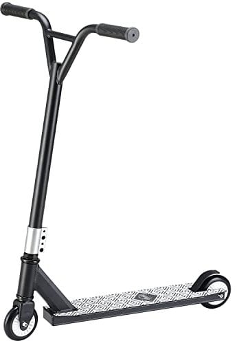 Sportana Trottinette Freestyle Tundra Basic Enfants Adultes Roues PU 100mm ABEC-7 Guidon Y 360° 100 kg Max. Frein à Pied acrobaties