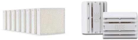Stadler Form 8er Luftbefeuchter-Filter, Pflanzen-und Textilfasern, behandelt, 8-er Set & Water Cube, hygienisch, passend für Luftbefeuchter und Luftwäscher, 2er-Pack, Kunststoff