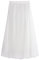 iyoimono Damen Tüllrock Falten Rock Höhe Taille A Line Mesh Freizeit Fashion Skirt Spitze Rock Midi Plisseerock Lässig Frühlingsrock（Weiß）