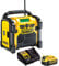 Dewalt DCR020 240V Compact DAB Radio with 1 x 4.0Ah Battery & Charger